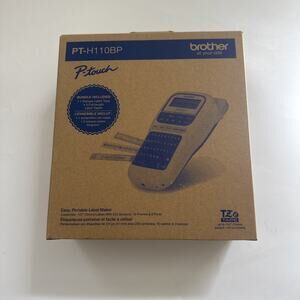 Brother P-Touch PTH110BP‎ Easy Portable Label Maker w/INK NO CHARGER READ